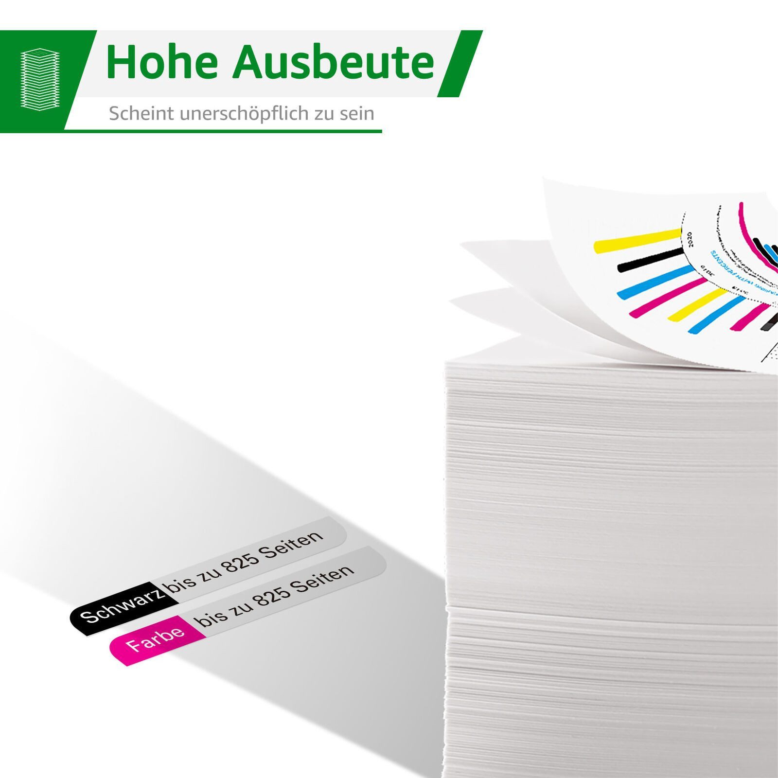 Greensky Patronen für HP 912 XL OfficeJet Pro 8012 8014 8015 Tintenpatrone