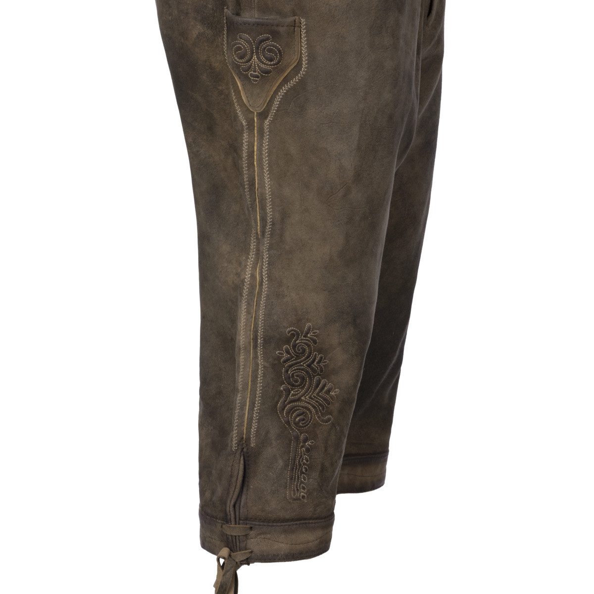 Maddox Trachtenlederhose Leifers Herren (1-tlg) Trachtenlederhose, Trachtenhose, Bayerische Lederhose, Oktoberfest