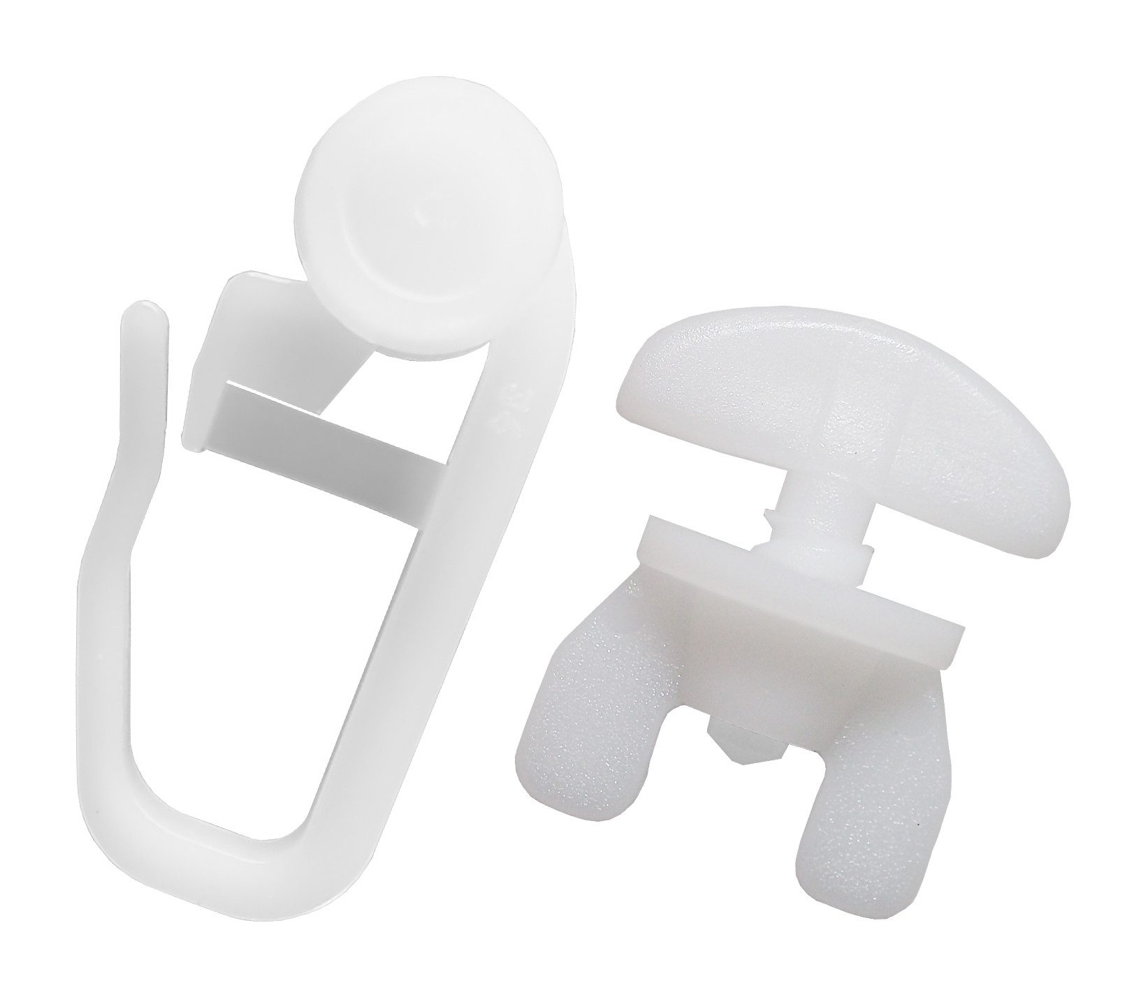 dekondo Gardinenröllchen Gardinengleiter 8mm Durchmesser, für Gardinenschie günstig online kaufen