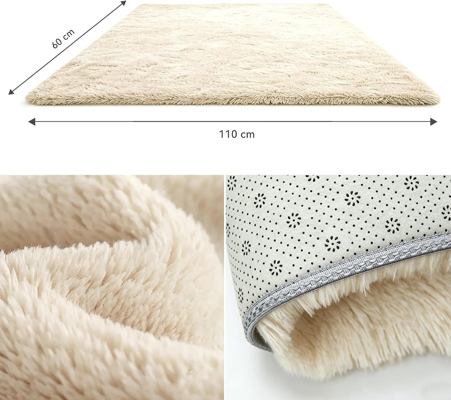 MCC direct Hochflor-Teppich Hochflor-Teppich – luxuriöser Flauschteppich - 7 Größen & 7 Farben – Bild 2 von 4