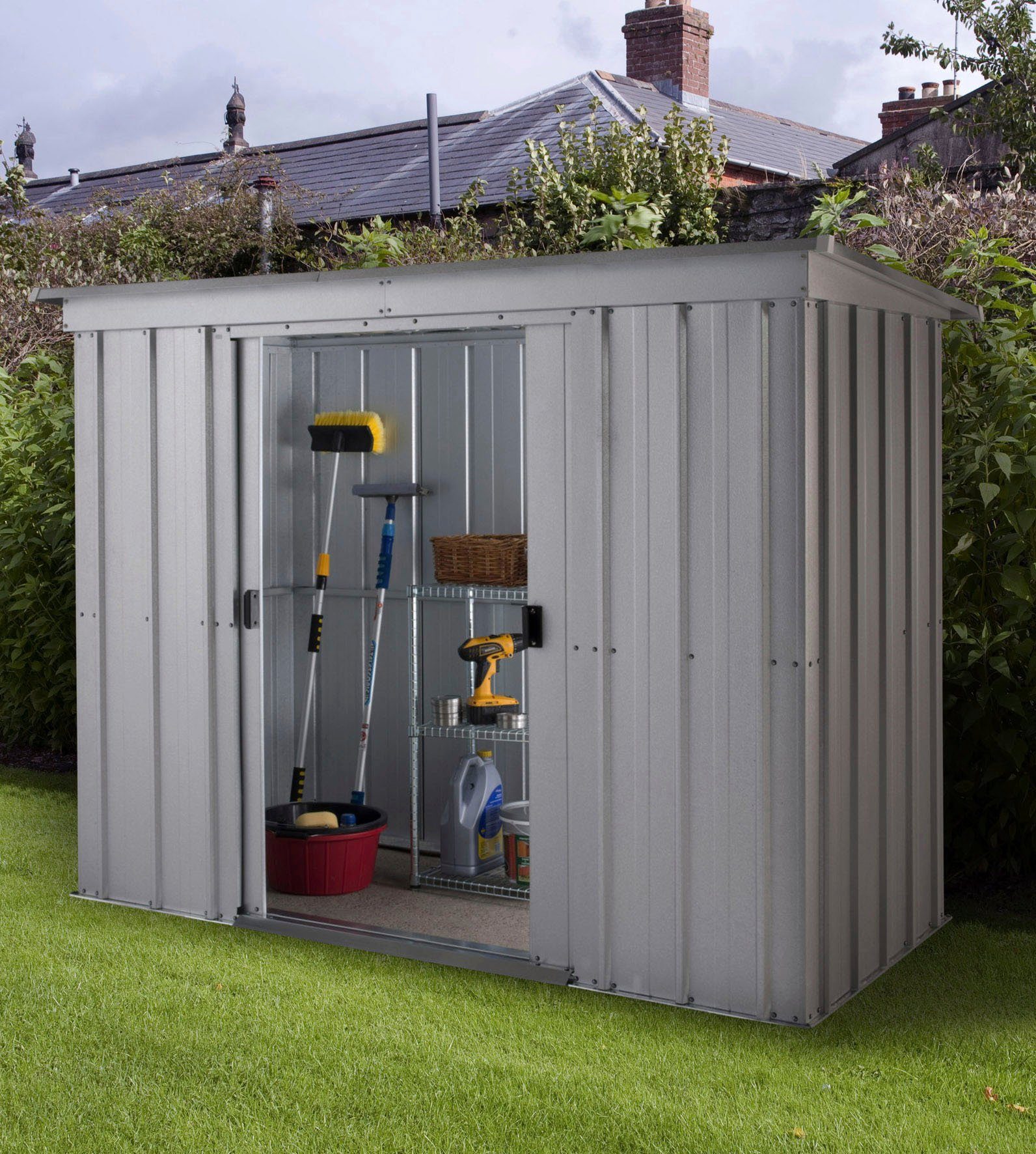 YARDMASTER Gerätehaus Titanium 6 x 4, BxT: 198x119 cm, Stahl