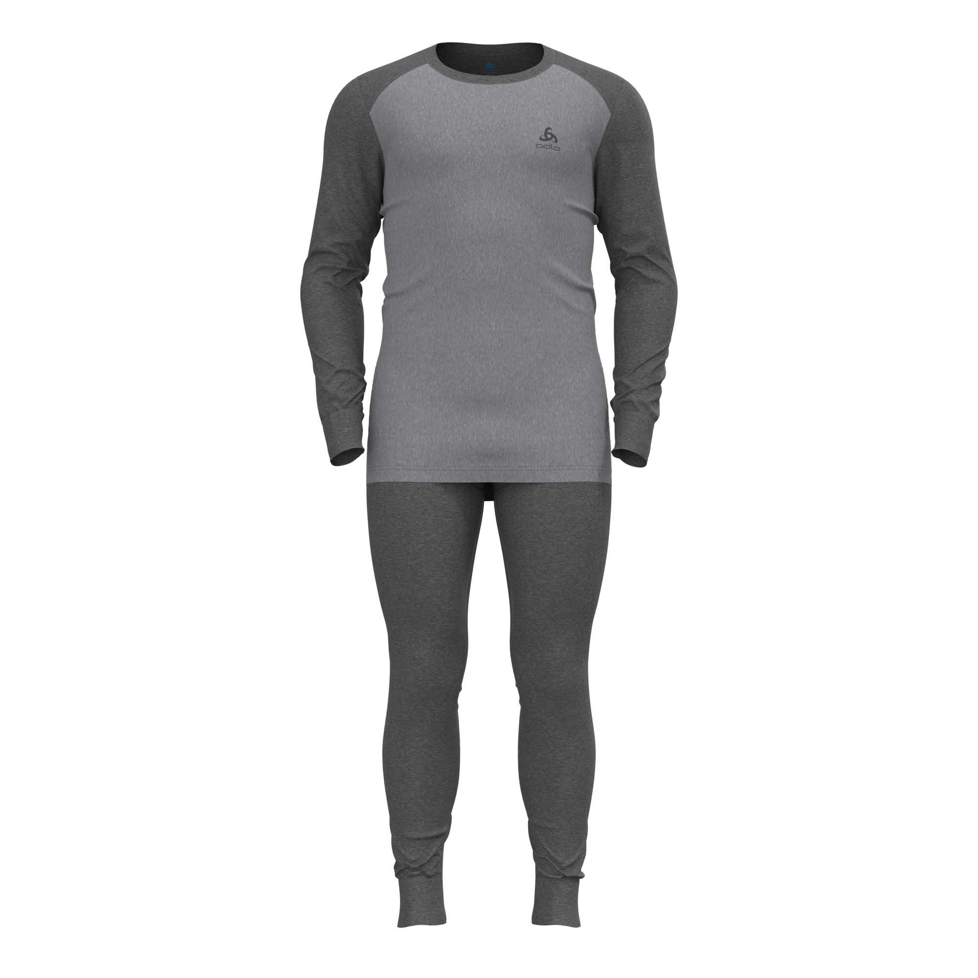 Unterziehshirt Odlo Herren Unterwäsche Set Active Warm Eco Base Layer Set 196702