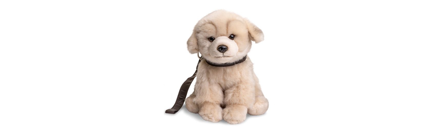 Uni-Toys Kuscheltier »Golden Retriever Welpe, sitzend, mit Leine - 18