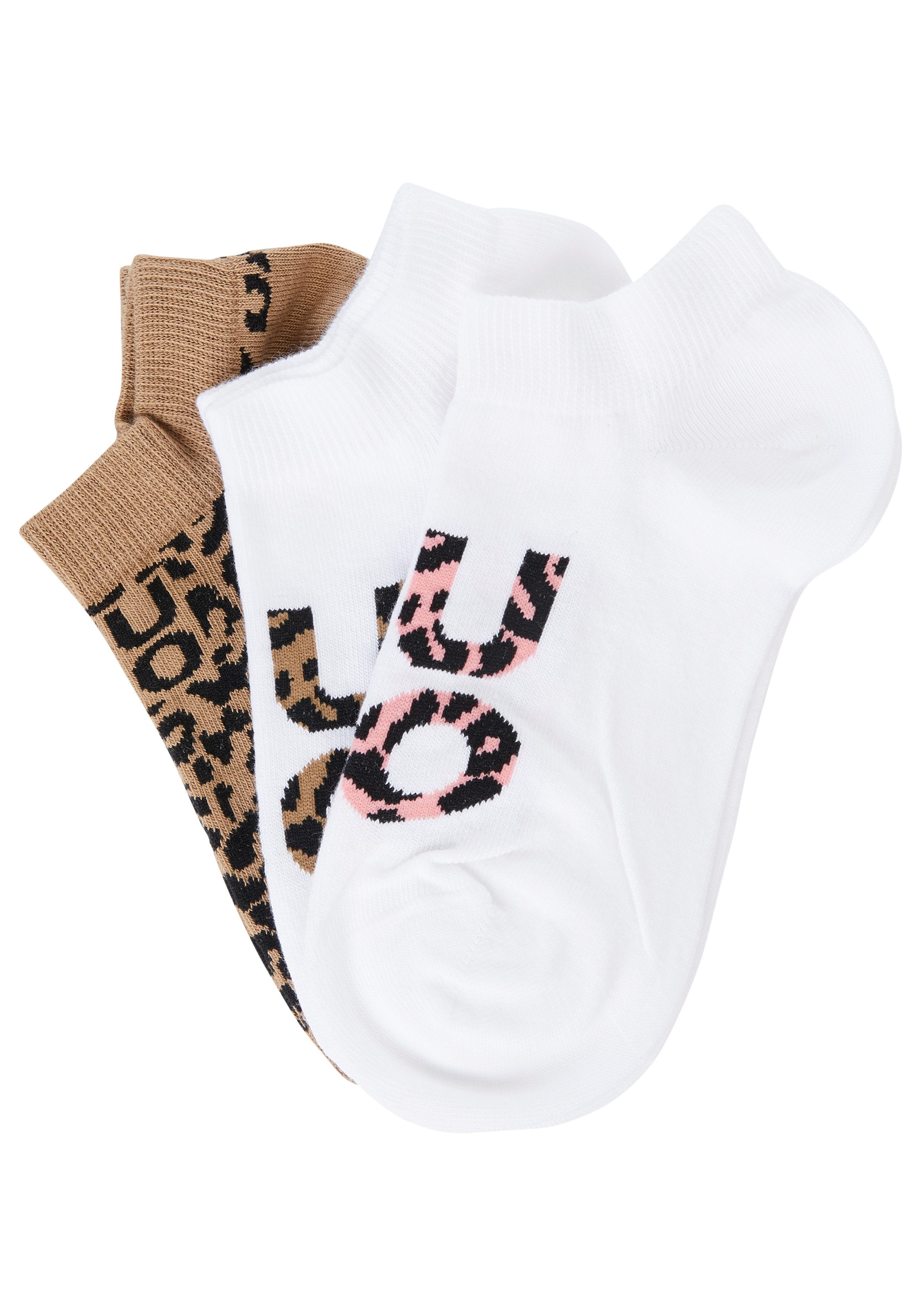 HUGO Sneakersocken LEO LOGO (Packung, 3-Paar) günstig online kaufen