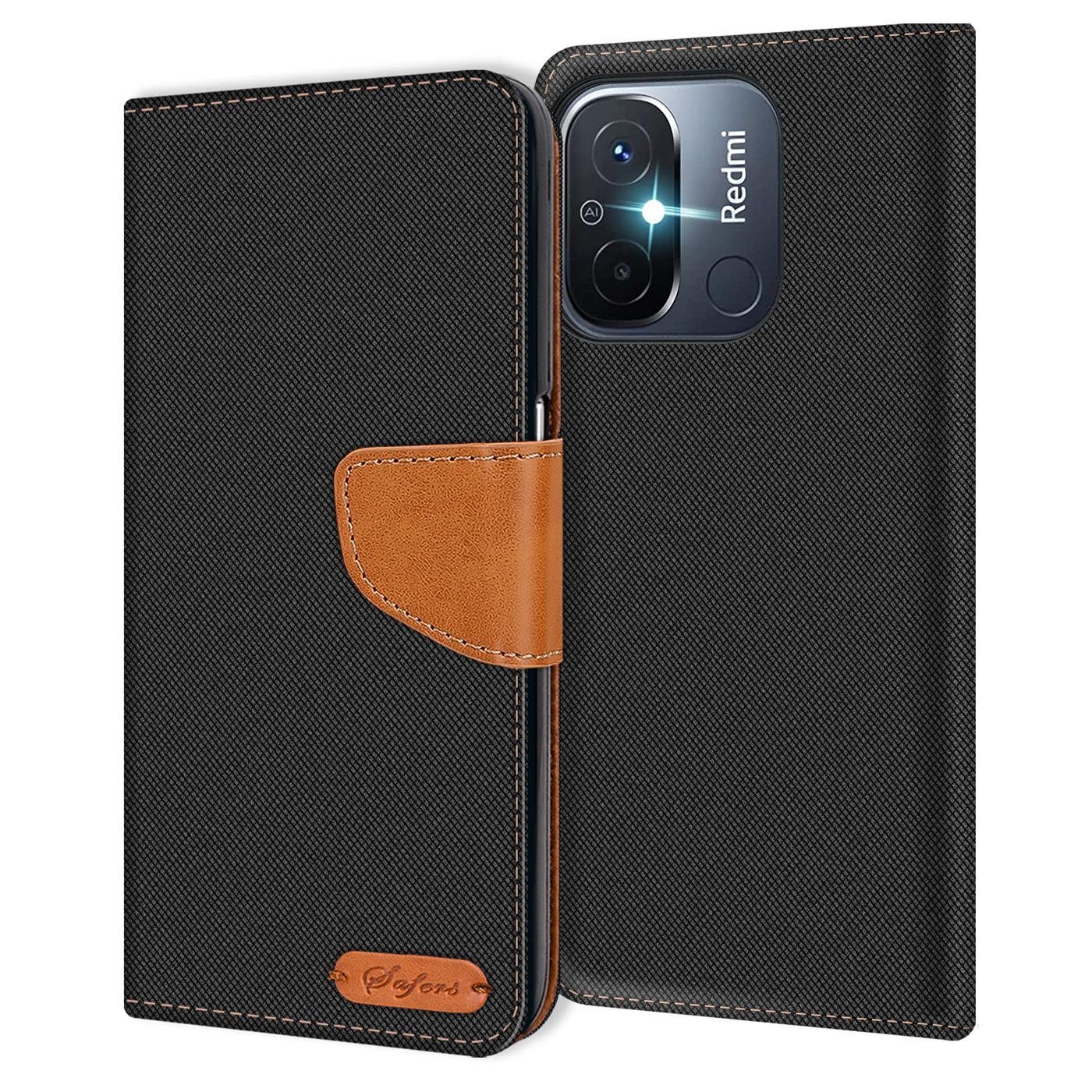 CoolGadget Handyhülle Flip Case Wallet Cover Book Tasche für Xiaomi Redmi 12C 6,71 Zoll, Handy Tasche mit Kartenfach Book Schutzhülle