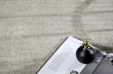 Teppich Skandinavischer Design-Wollteppich Milton, hellgrau – 70x200, Woodek Design, rechteckig, stilvolles angenehmes Einrichtungsdetail