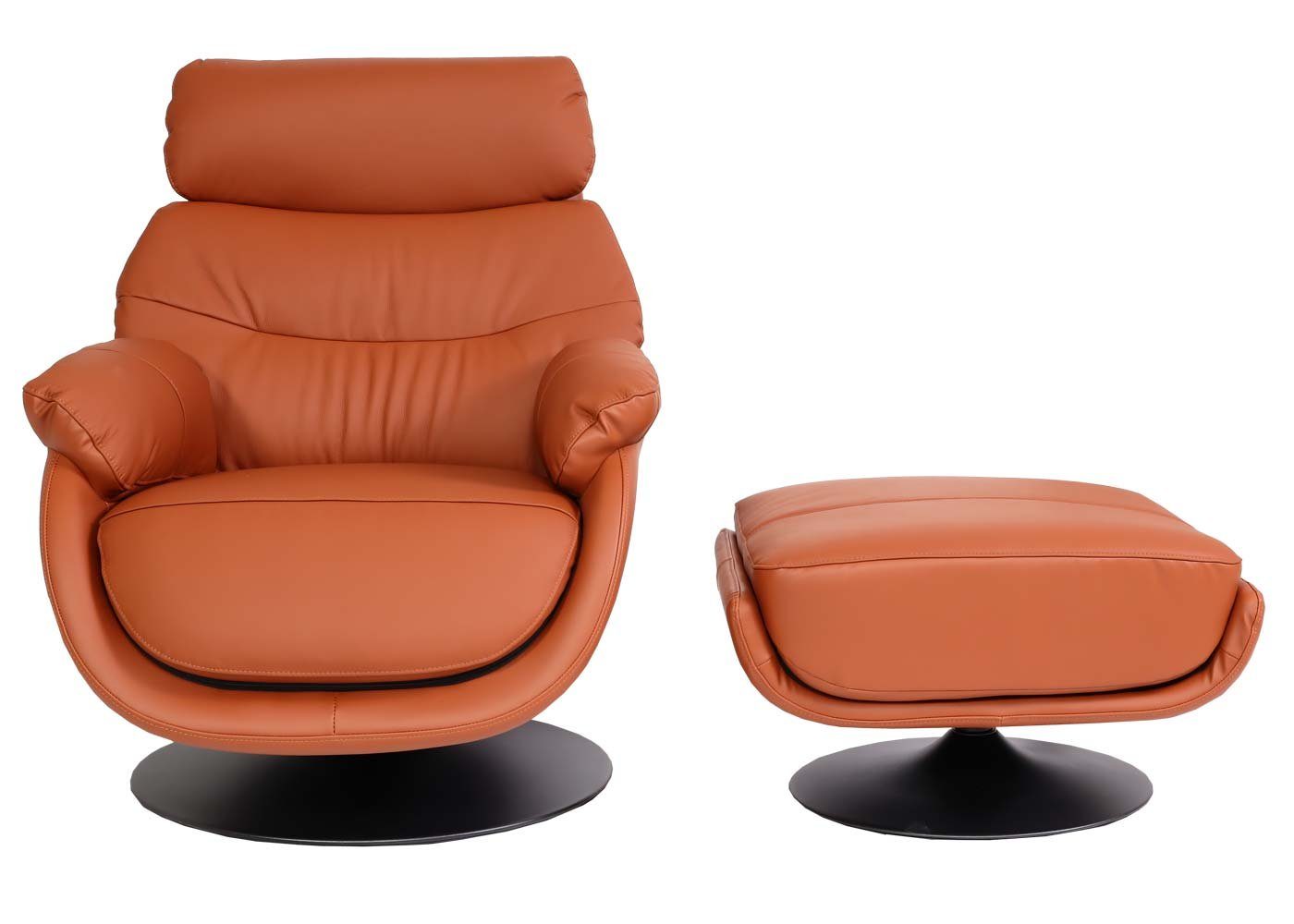 MCW Relaxsessel MCW-K99, Mit Sitzfläche, Breite Mit Feststellhebel, | braun braun Armlehnen
