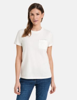 GERRY WEBER Kurzarmshirt T-Shirt mit Ziersteinchen