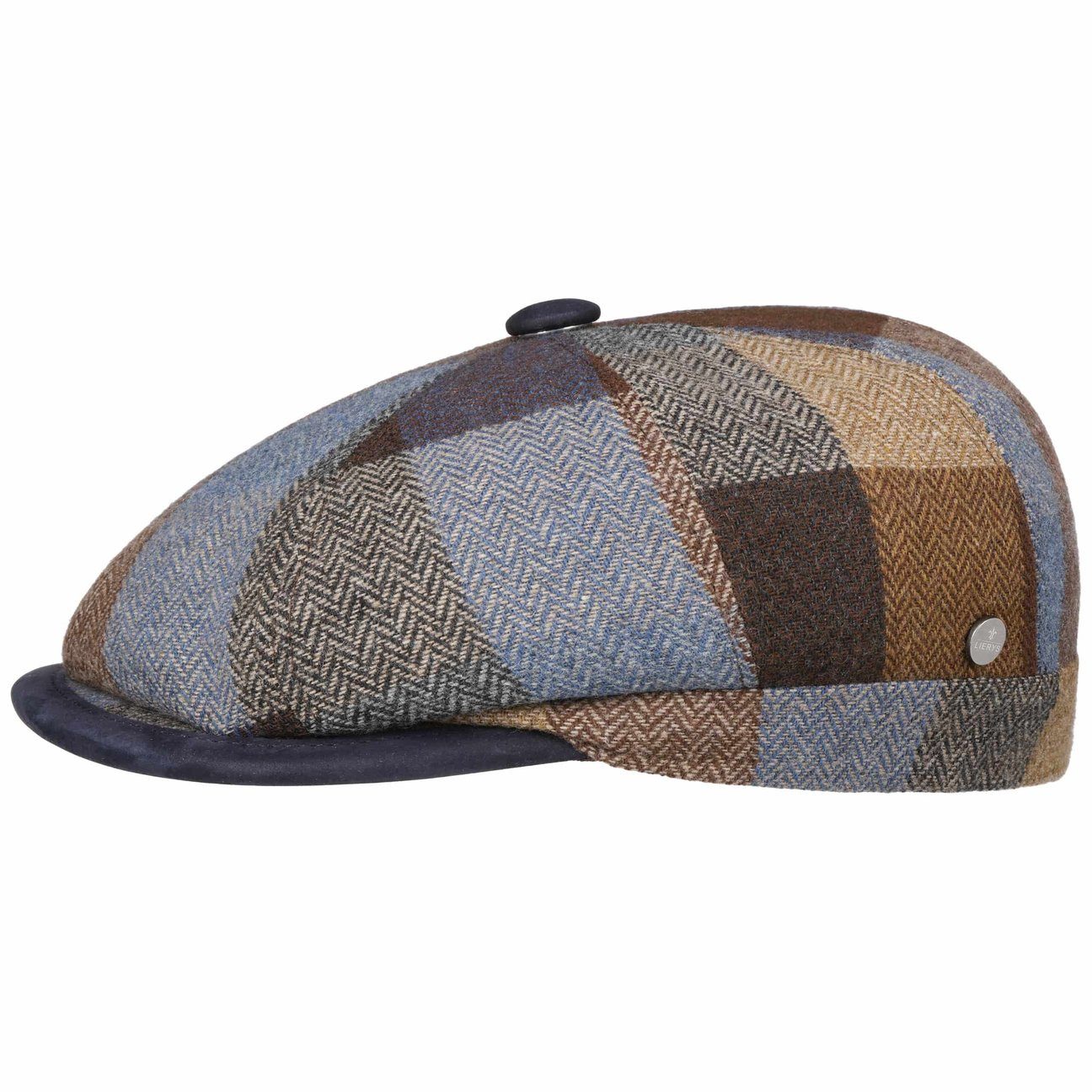 Lierys Flat Cap (1-St) Schirmmütze mit Schirm, Made in Italy