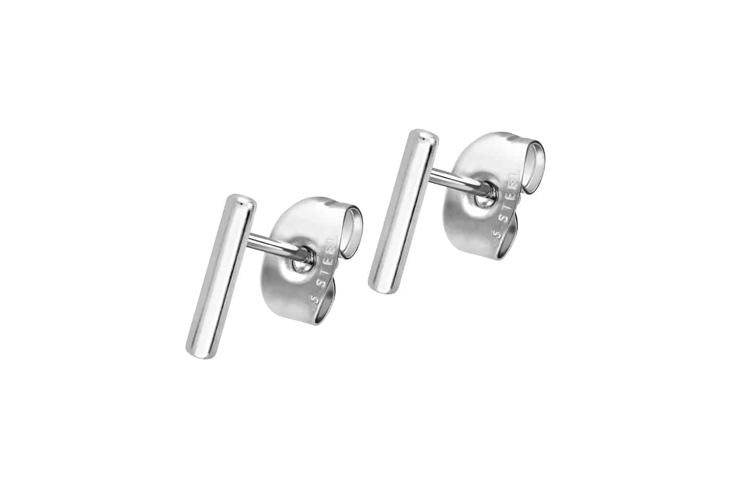 FILANGO Paar Ohrstecker Chirurgenstahl Ohrstecker STAB (Ohrstecker, 1-tlg)
