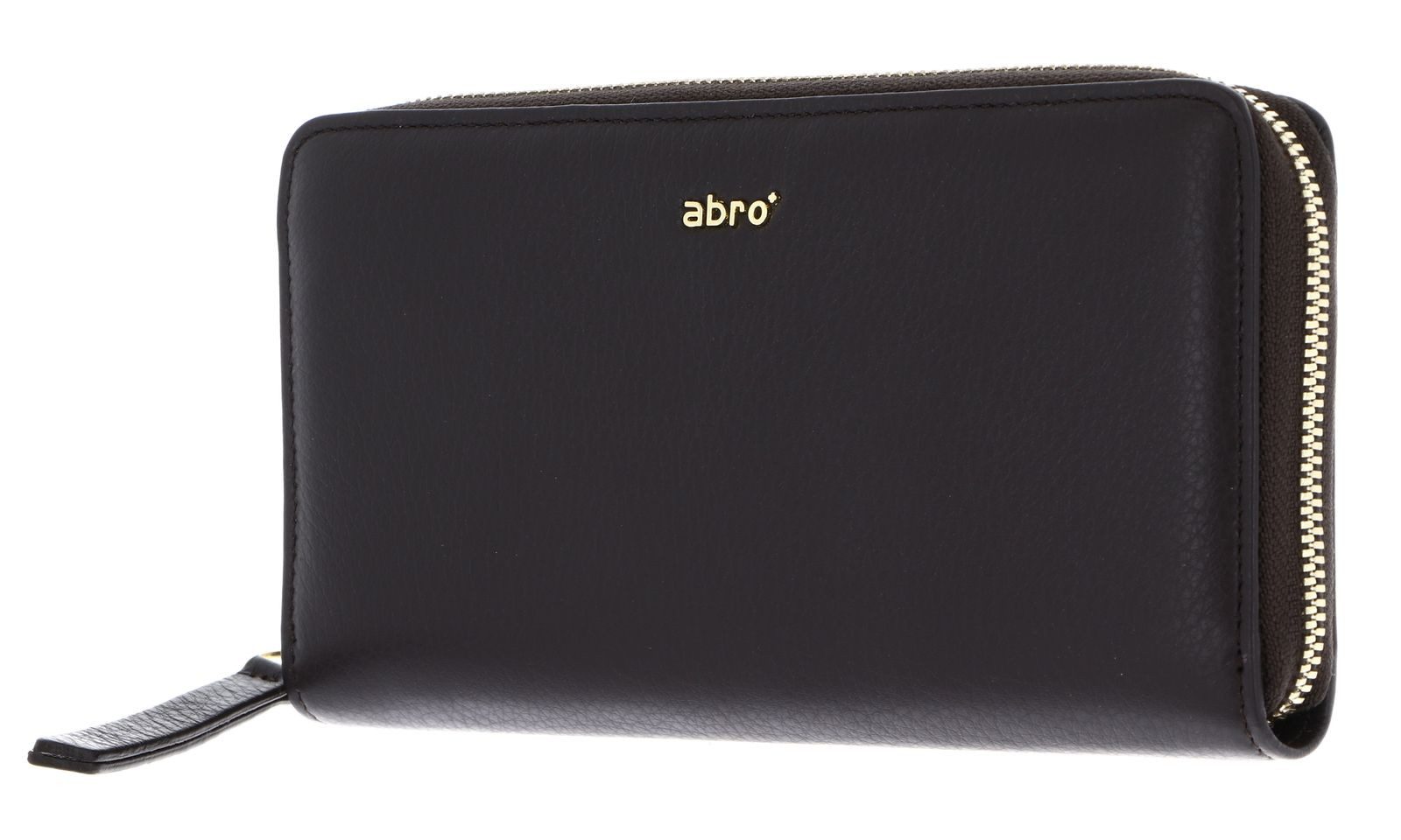 Abro Geldbörse Wallet, aus echtem Leder