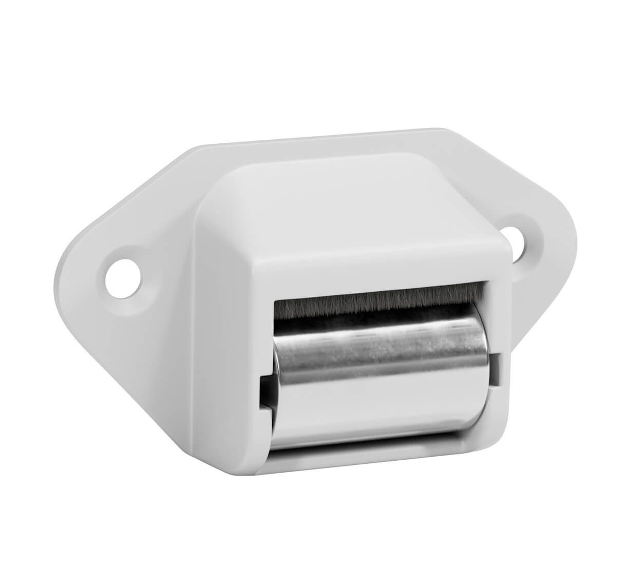 BAUHELD Rollladen-Gurtführung Aufputz Unterputz, Schnelle Montage, Rolladen Gurtwickler für Rolladengurt 14mm & 23mm, Weiß