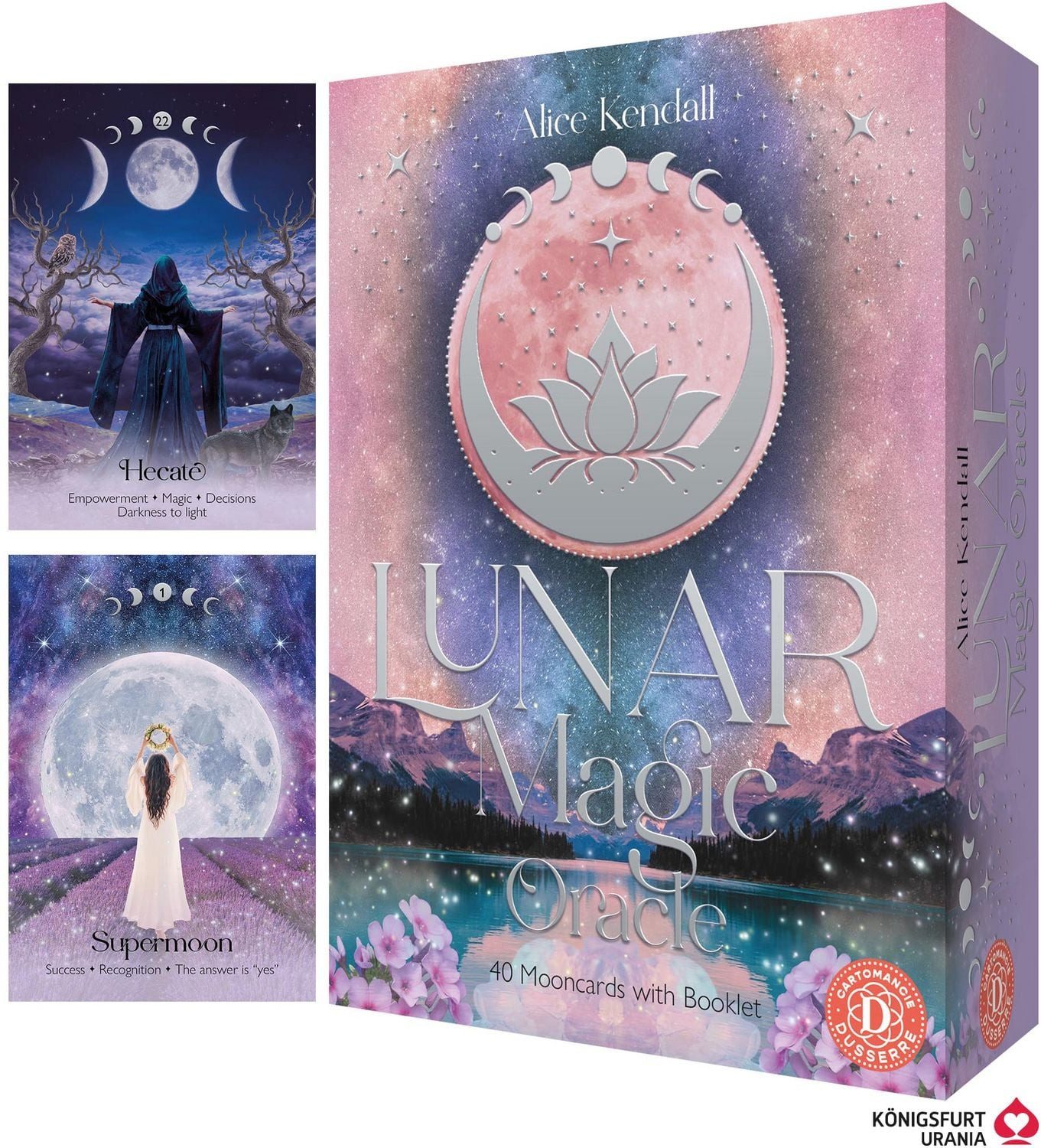 Lunar Magic Oracle - 40 Mooncards with Booklet (English) / Alice Kendall