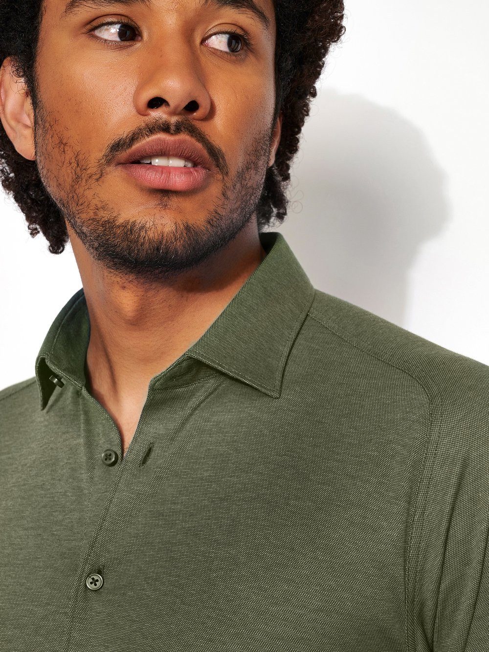DESOTO Langarmhemd Jerseyhemd Casual Kent