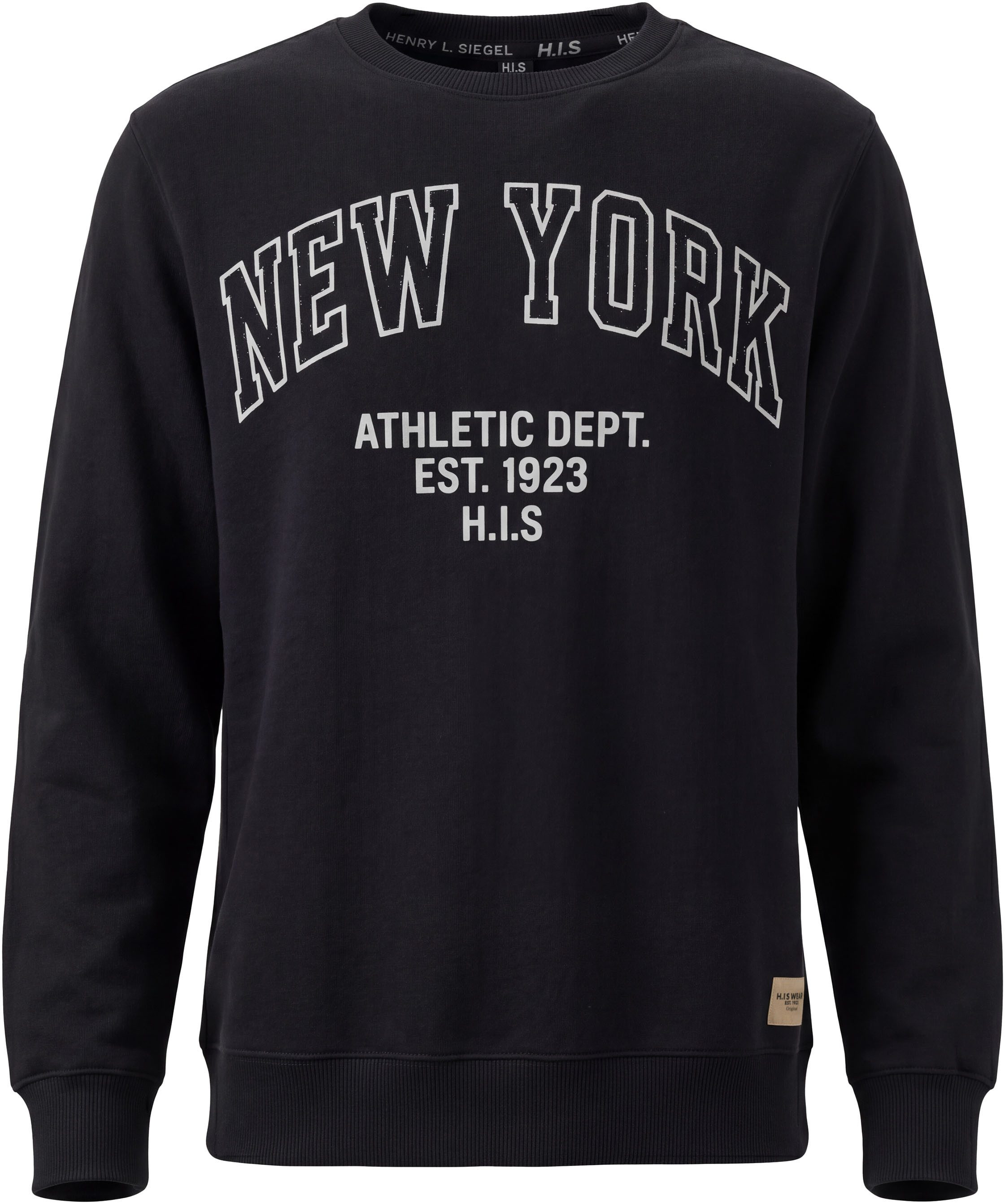 H.I.S Sweatshirt 2er Packung Sweatshirts mit Logoprint (Packung, 2) mit Rundhalsausschnitt, Langarm, für Jungen, im 2er-Pack
