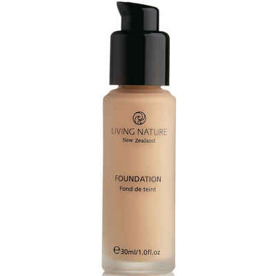 Living Nature Foundation Pure Sand, 30 ml