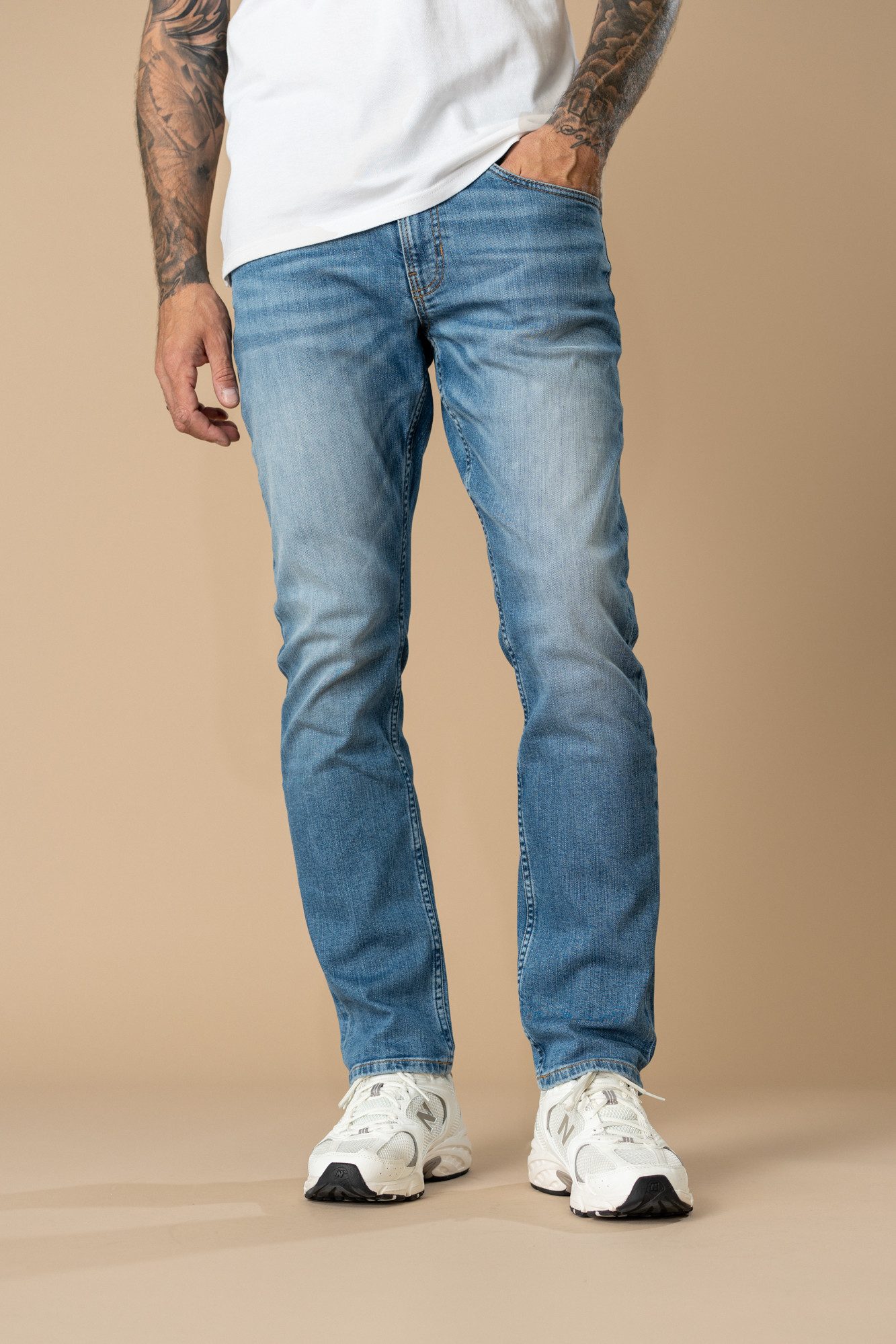 Petrol Industries Straight-Jeans Men Denim Straight Gerade Beinform, normale Leibhöhe