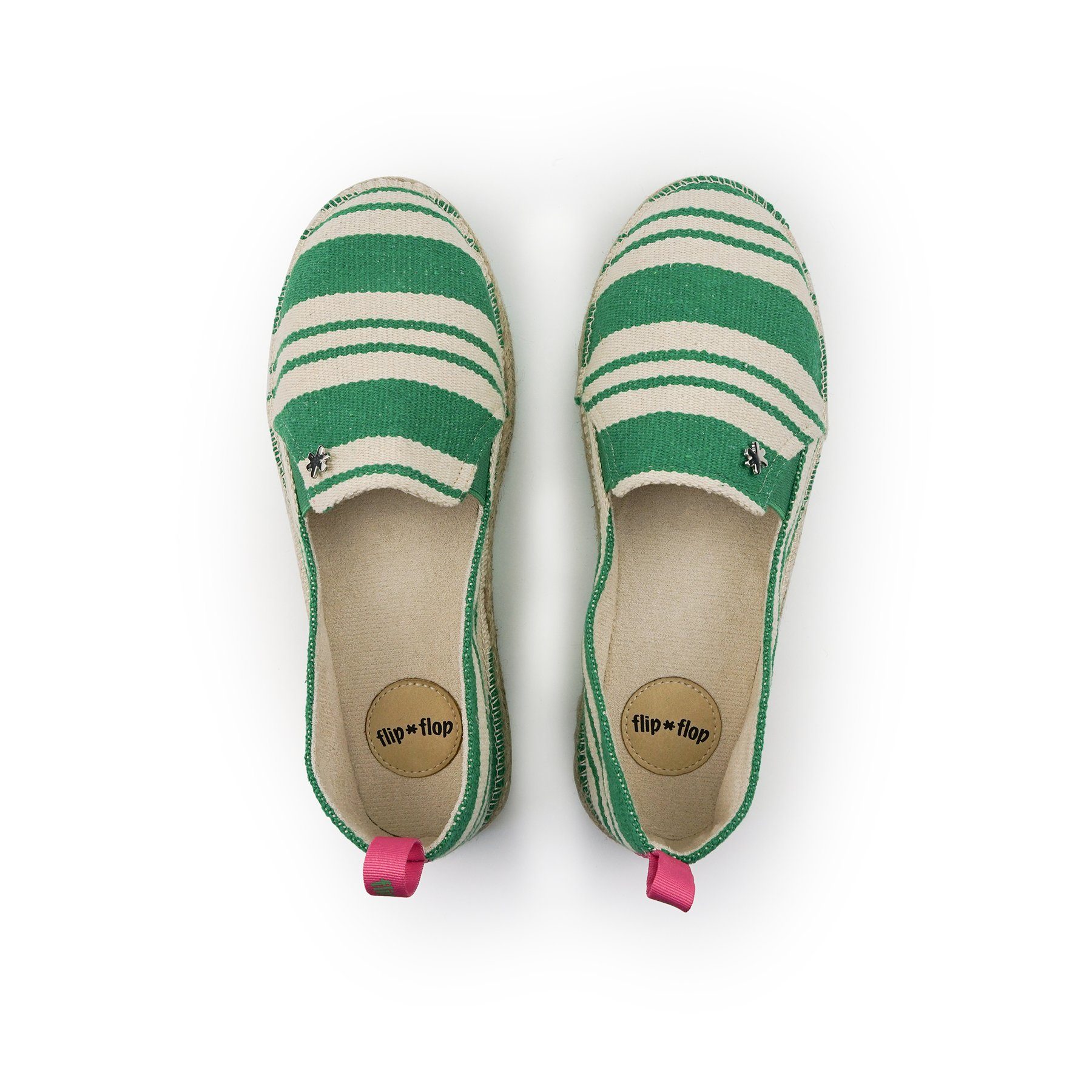Flip Flop espadrille*striped Espadrille