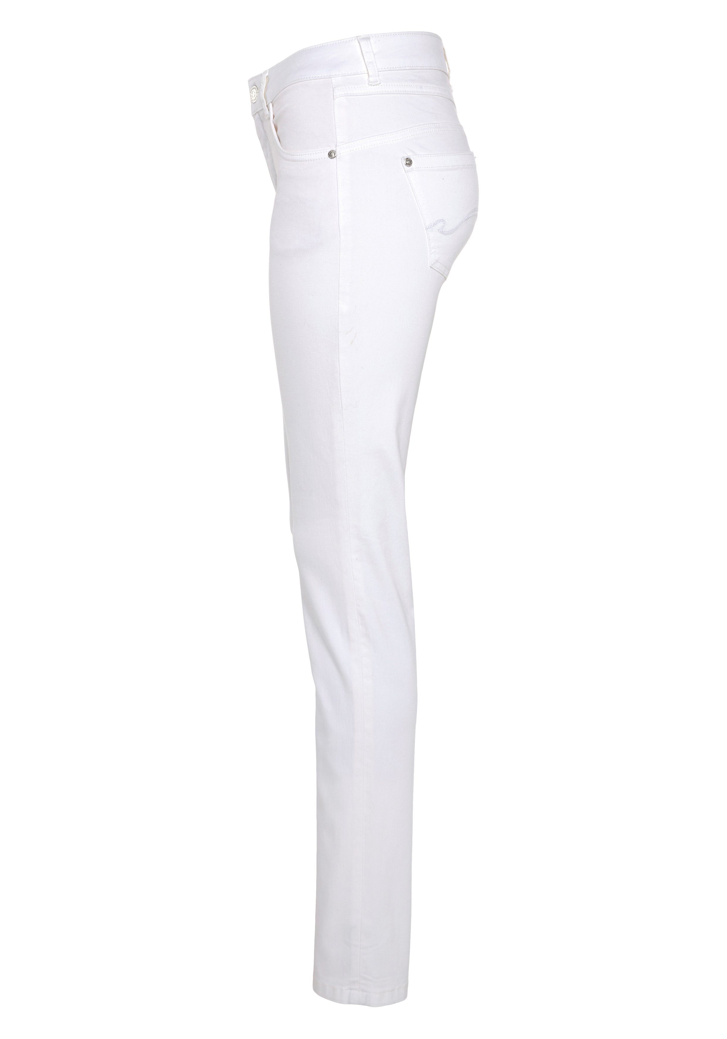 HIGH WAIST Relax-fit-Jeans RELAX-FIT white KangaROOS