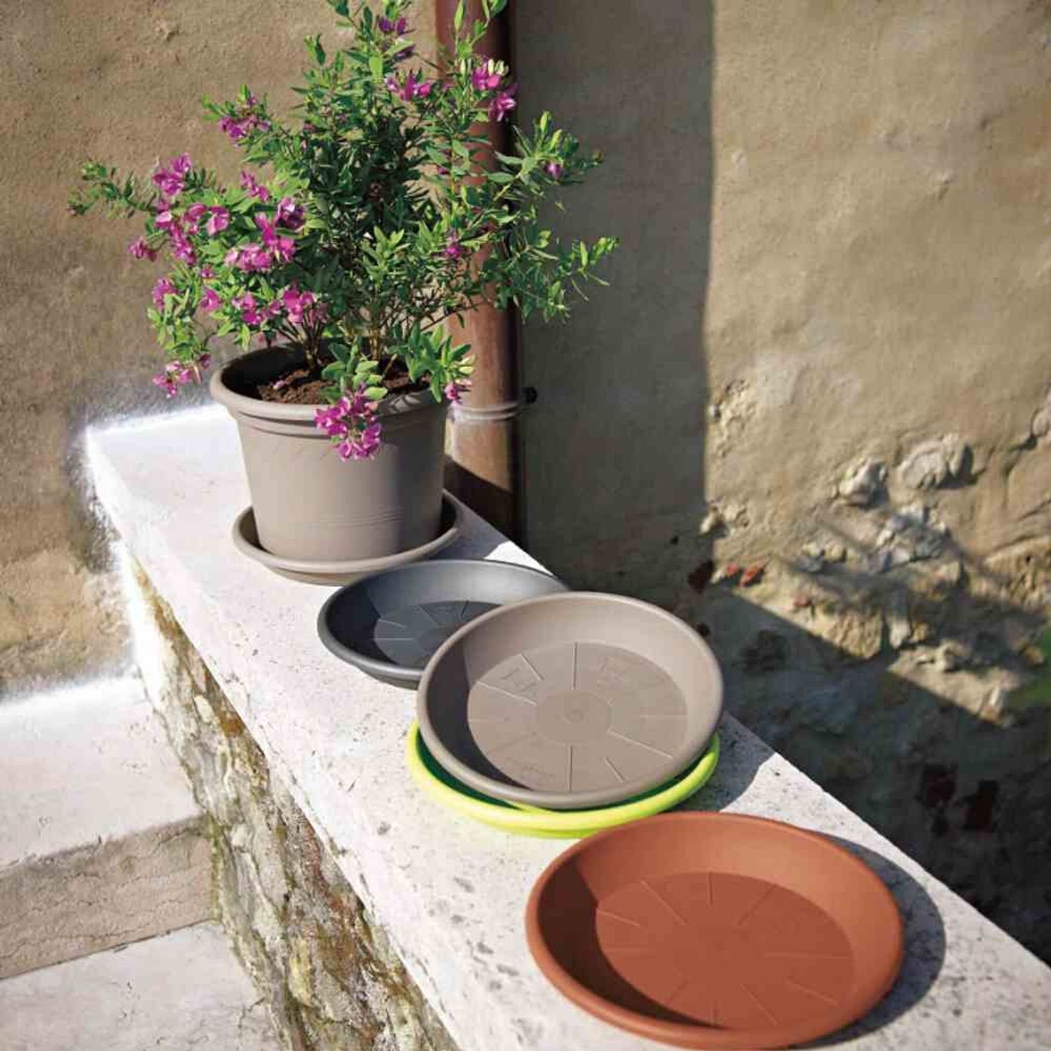 Blumentopfuntersetzer cm MEDEA Untersetzer euro3plast 10 terracotta