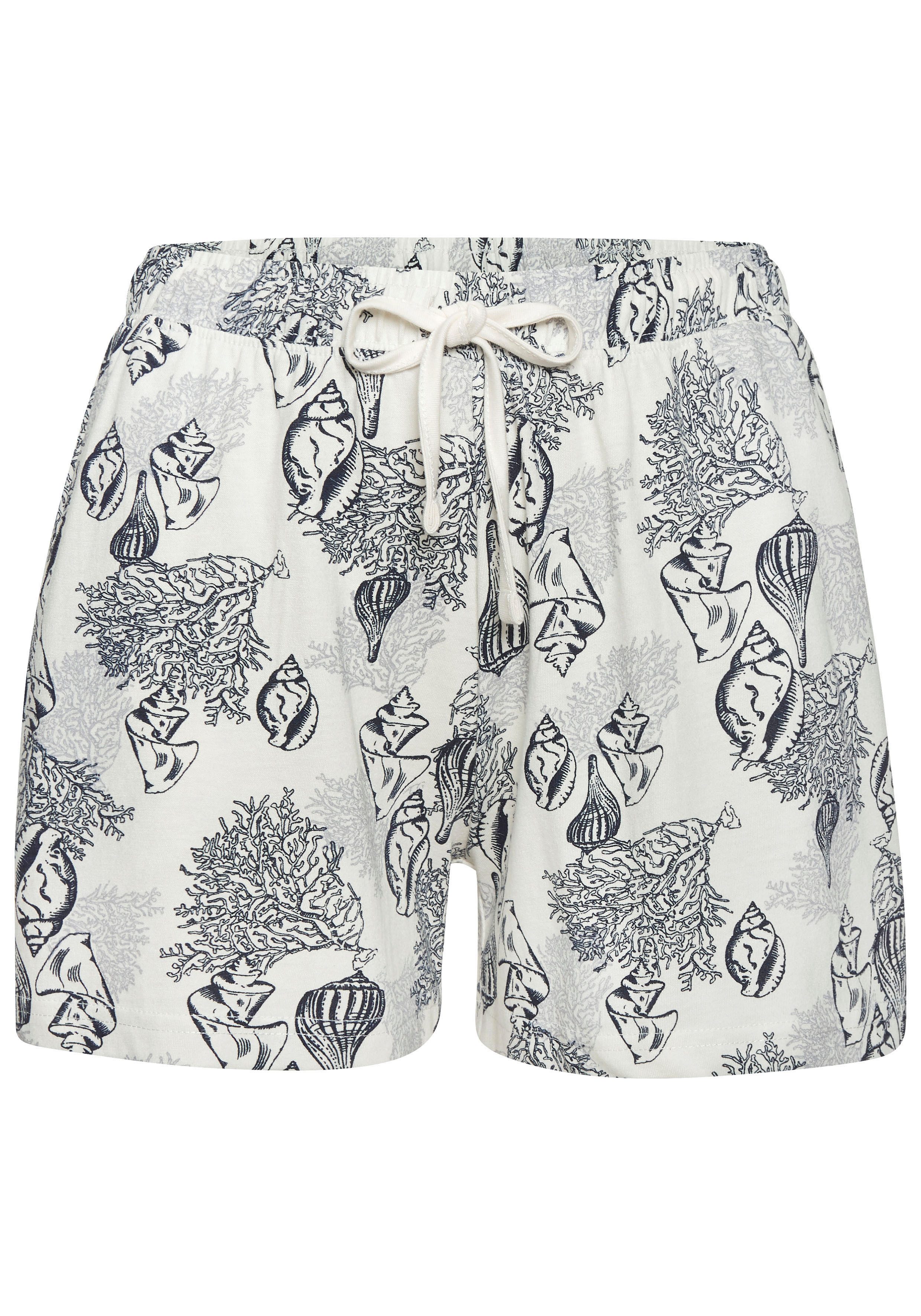 Vivance Dreams Shorty (Set, 2 tlg) Schönes Muschel-Muster