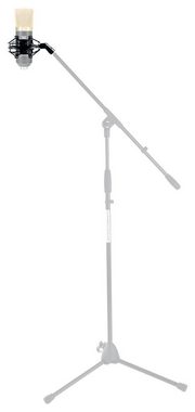 Pronomic MS-43 Mikrofonspinne (reduziert Trittschall auf ein Minimum, für Mikrofone mit 43 bis 50 mm Durchmesser) Mikrofon-Halterung, (Reduziert Trittschall auf ein Minimum)