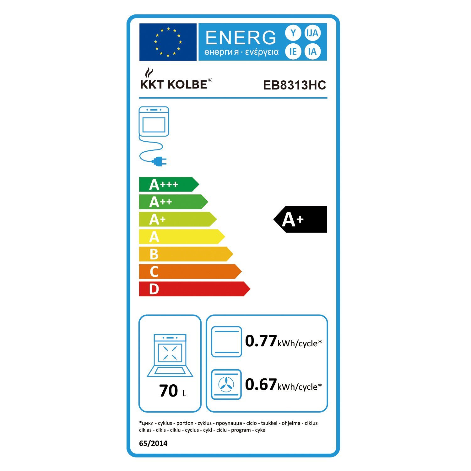 Energieeffizienzklasse: 