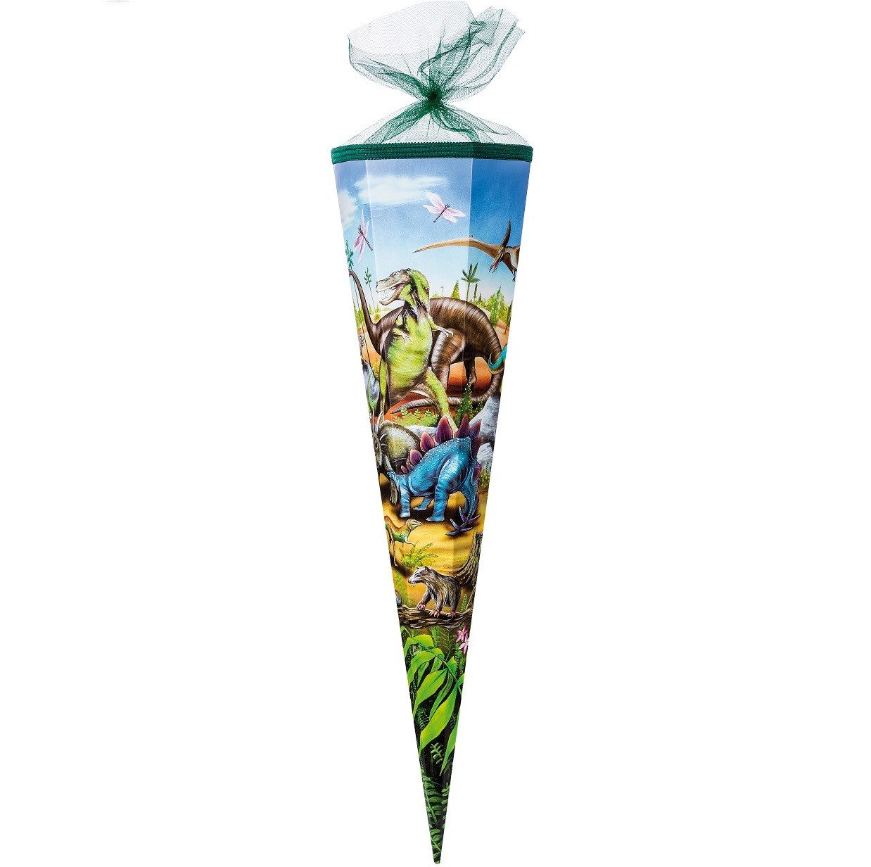 Nestler Schultüte DINOZEIT Dinosaurier, Zuckertüte 85cm (zum Schulanfang / Einschulung)