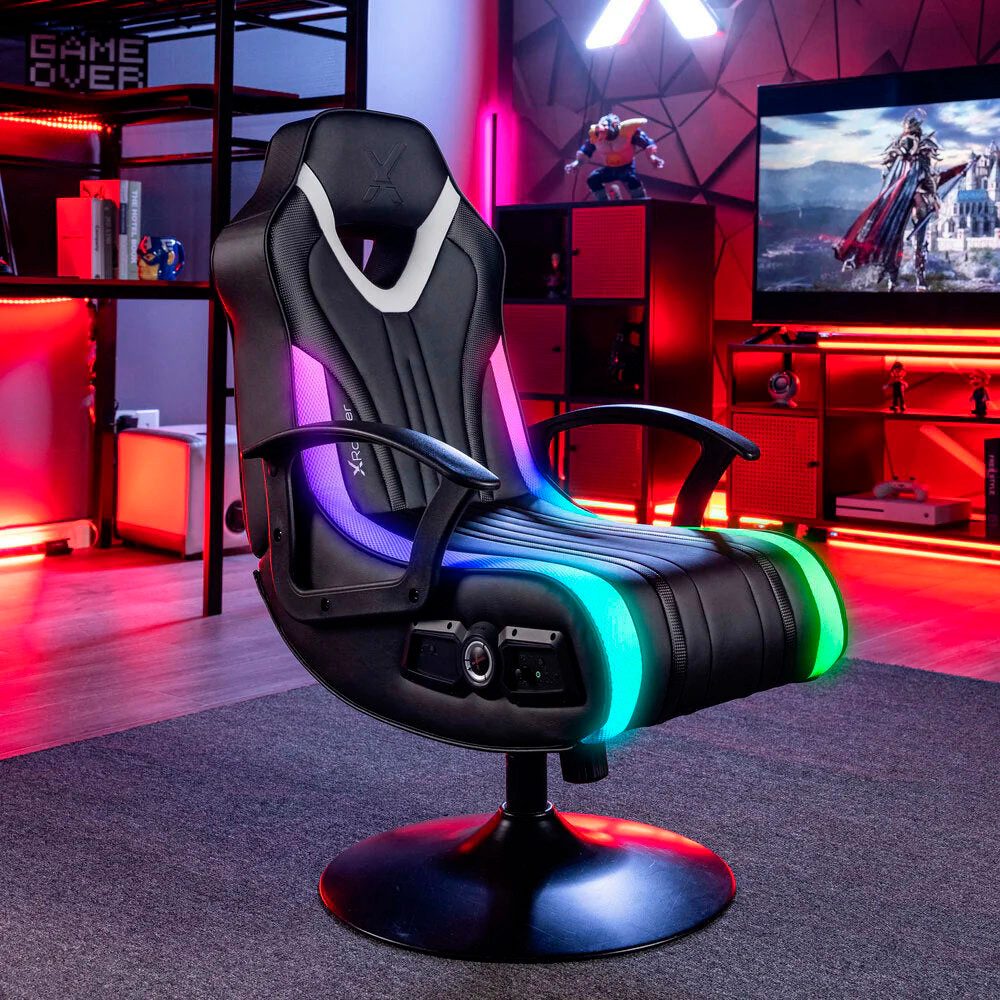 X Rocker Gaming-Stuhl Fury RGB 2.1 Gaming Sessel mit RGB Beleuchtung & 2.1 günstig online kaufen