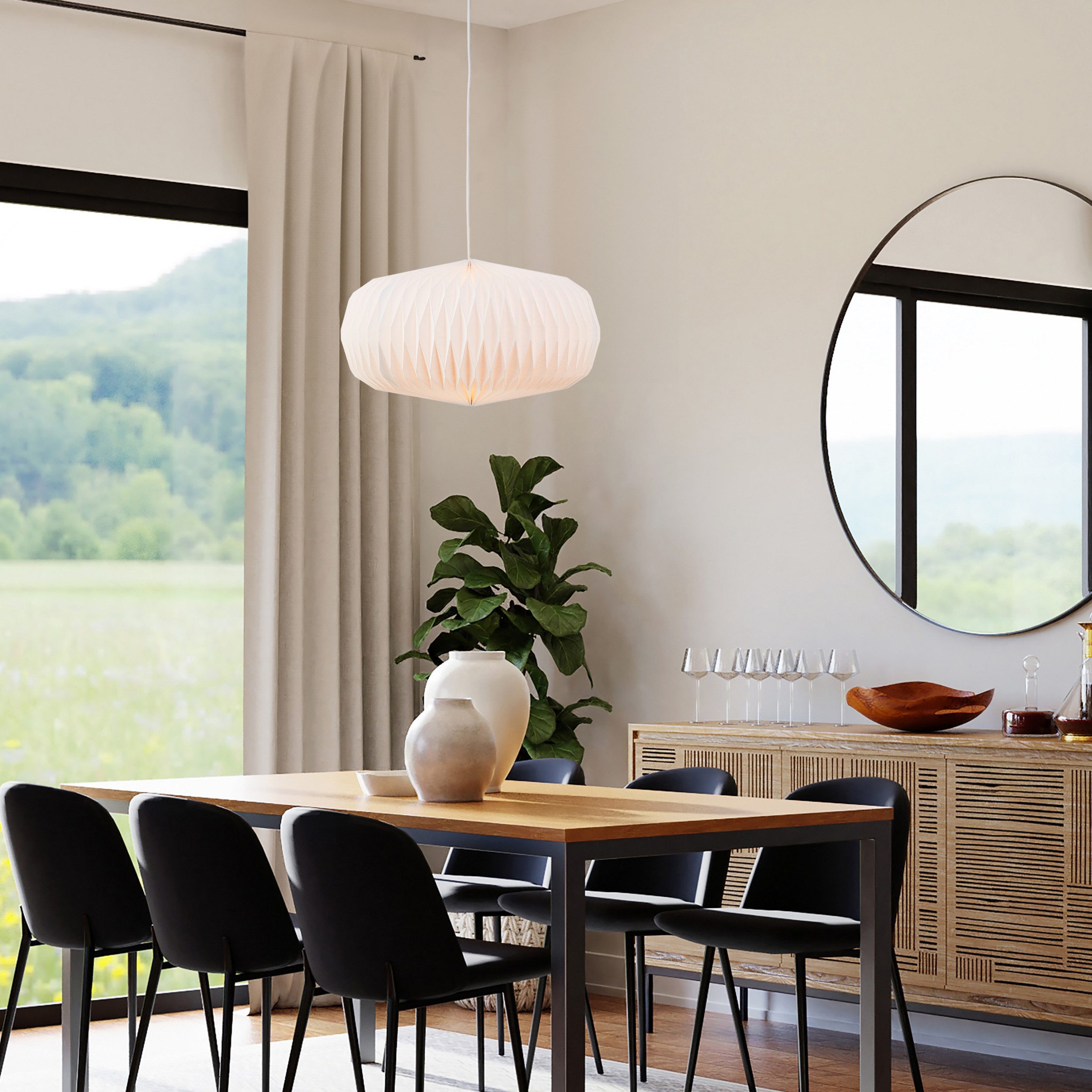 Lightbox Pendelleuchte, ohne Leuchtmittel, Hängelampe, Ø günstig online kaufen