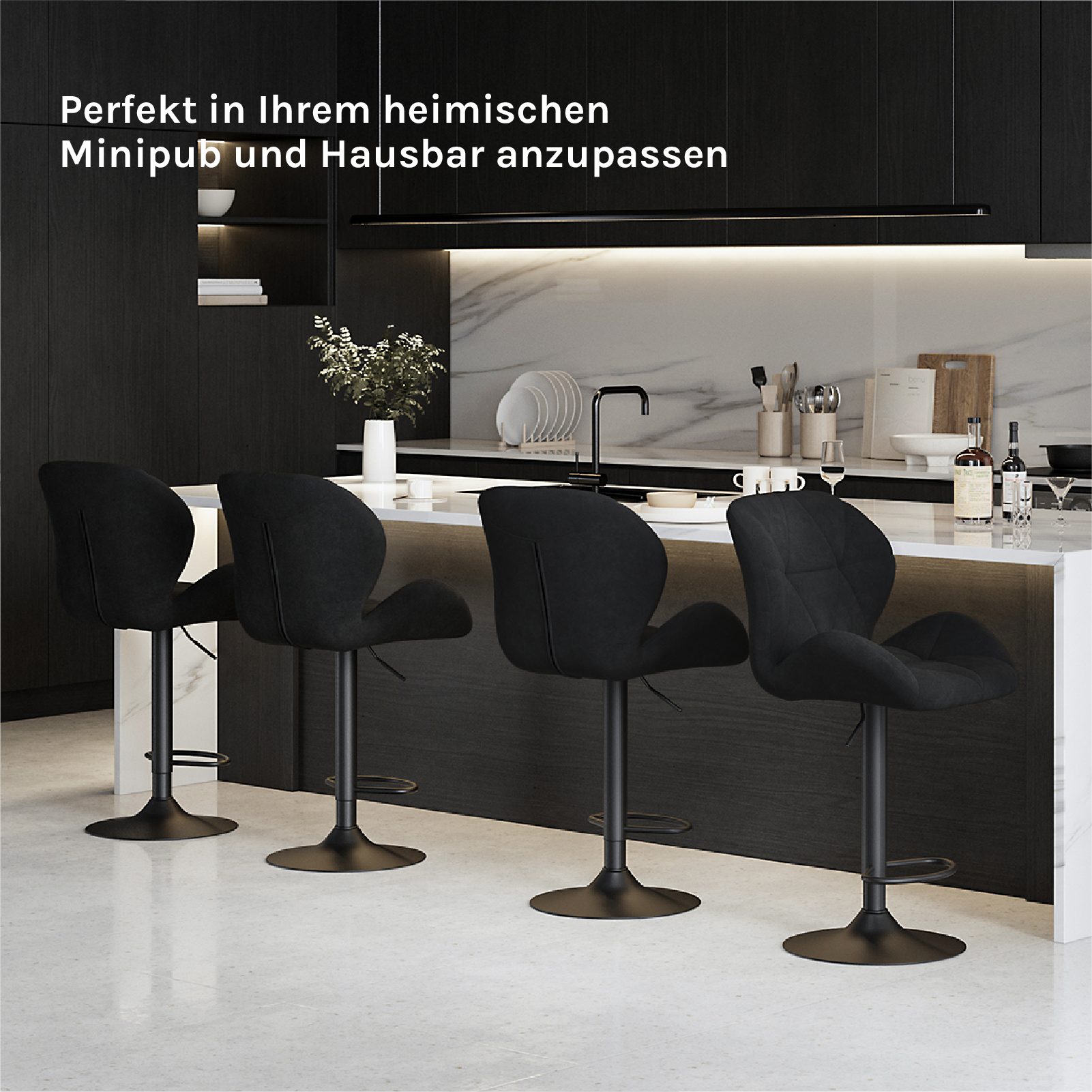 Woltu Barhocker (2 St), Barstuhl Bistrostuhl, günstig online kaufen