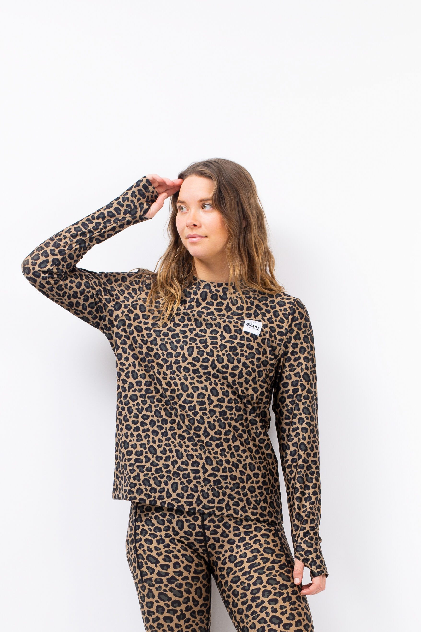 Eivy Longshirt (1-tlg) mit Leoparden-Muster und UV-Schutz