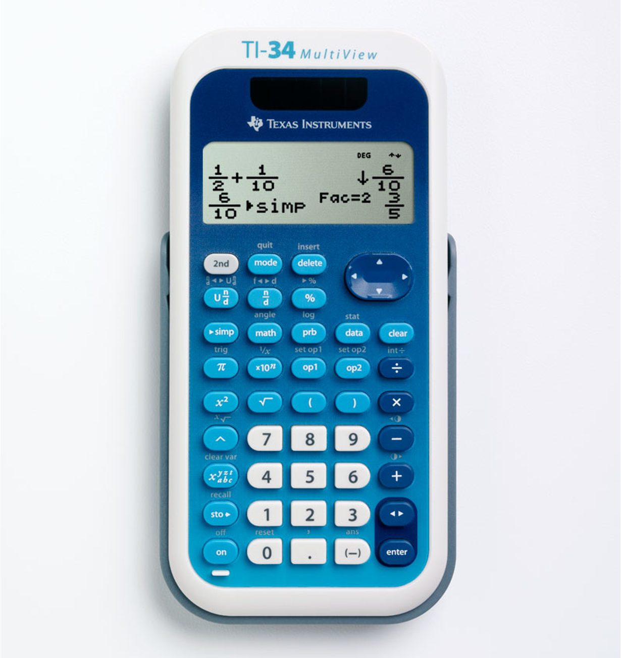 Texas Instruments Taschenrechner Wissenschaftlicher Rechner TI-34 MultiView™, Vierzeiliger, MathPrint™-Funktion