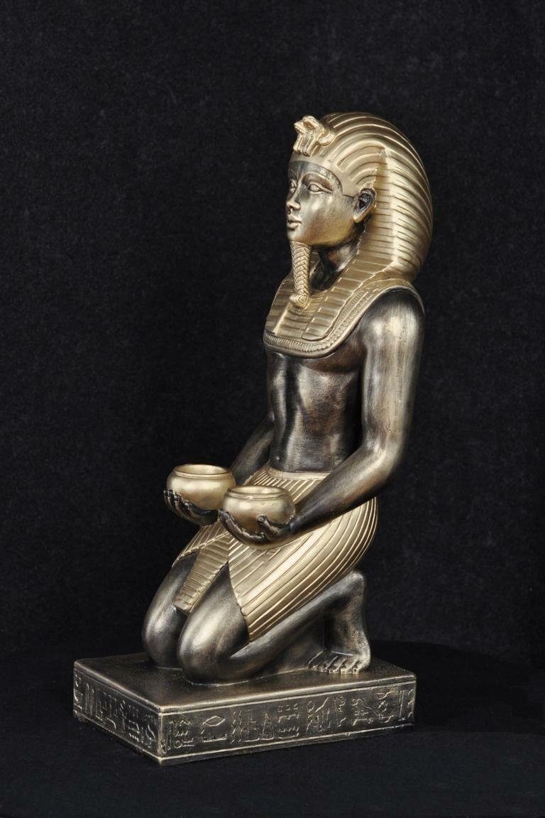 JVmoebel Skulptur Design Ägypten Pharao Skulptur Tutanchamun Figur Figuren, Made in Europa