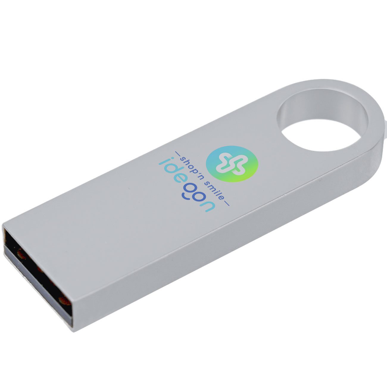 shop'n smile ideoon 64GB USB 3.0 Stick Schnelle Datenübertragung zuverlässiger Speicher USB-Stick (64 GB USB 3.0, Metallgehäuse, schlank & leicht, bis 20 MB/s)