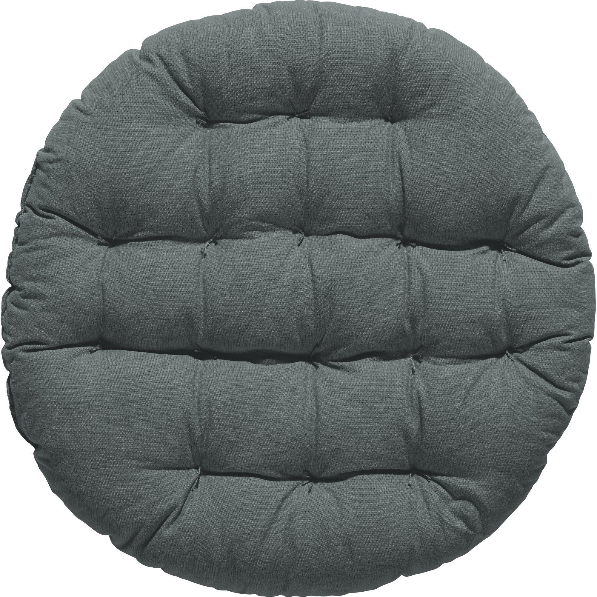 REDBEST Stuhlkissen Stuhlkissen rund 2er-Pack, Uni