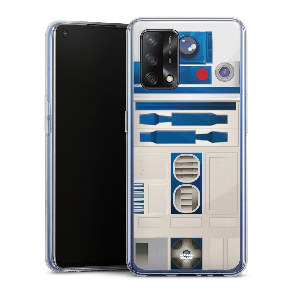 DeinDesign Handyhülle Star Wars R2D2 Fanartikel R2D2 Closeup - Star Wars, Oppo A74 Silikon Hülle Bumper Case Handy Schutzhülle Smartphone Cover