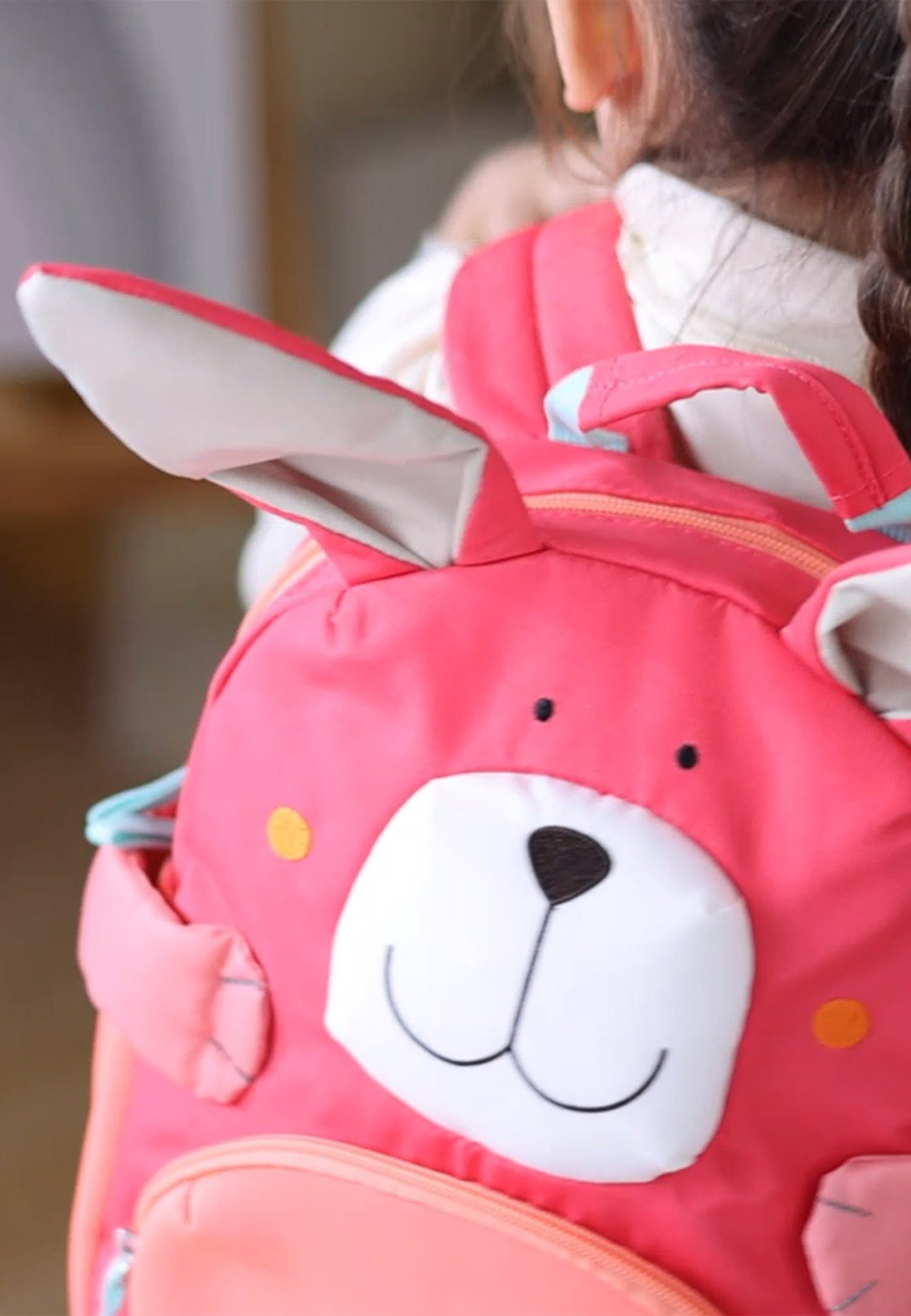 Sigikid Kinderrucksack mit Tiergesicht, 5,2 l für Kinder Unisex (1-tlg)