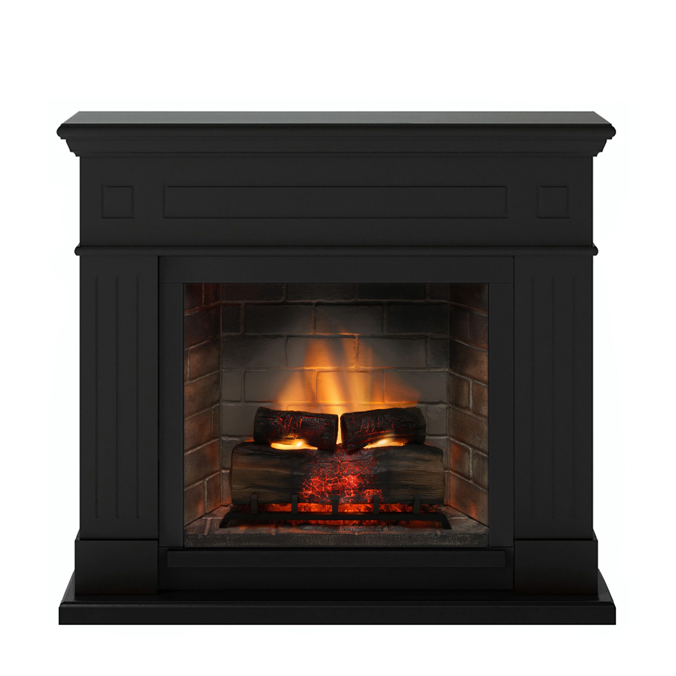 TAGU Elektrokamin TAGU Larsen Elektrokamin mit PowerFlame 2 Tiefschwarz