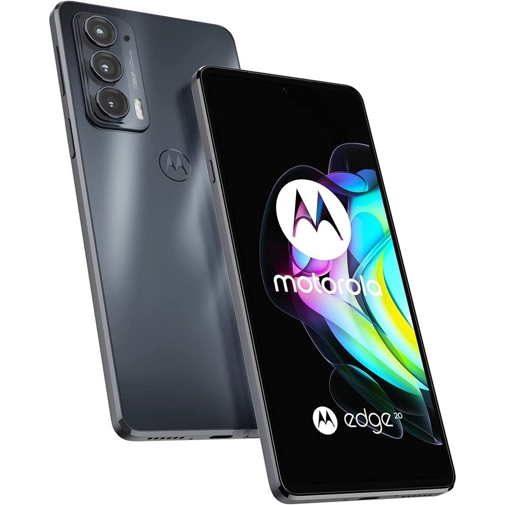 Motorola XT2143-1 Edge 20 5G 256 GB / 8 GB - Smartphone - frosted grey Smartphone (6,7 Zoll, 256 GB Speicherplatz)