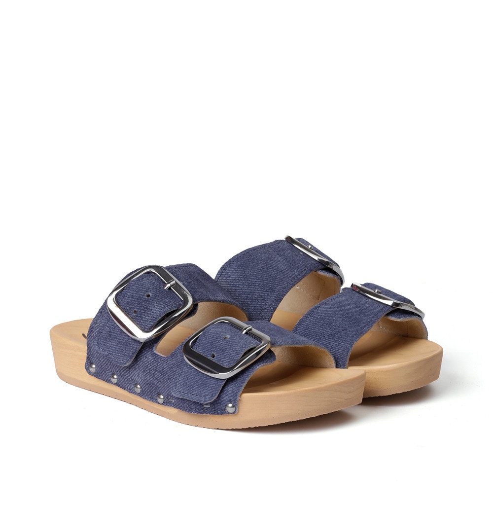 LENA Jeanslook dunkelblau (natur) Pantolette