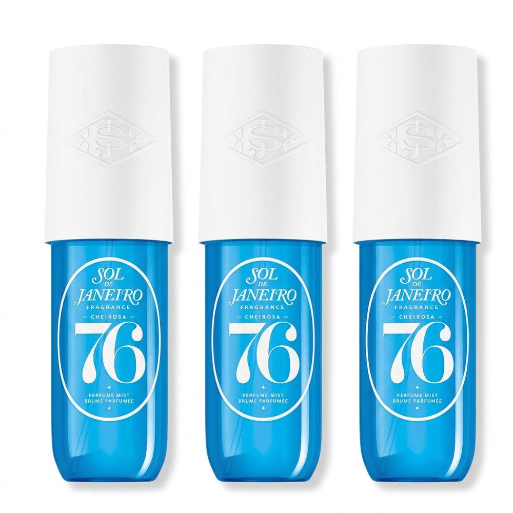 Sol de Janeiro Gesichts- und Körperspray Sol de Janeiro Cheirosa 76 Body Mist 3er Set, 1-tlg., Praktisches 3er Set für Vorrat und unterwegs