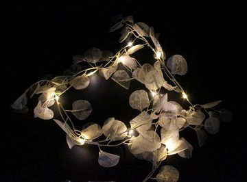 Dekoleidenschaft LED-Girlande "Soft" 120 cm lang Lichterkette, Kunstzweig mit Beleuchtung, Tischdeko, Kunstpflanze, Leuchtdeko, Leuchtgirlande, Leuchtzweige, Lichterzweige