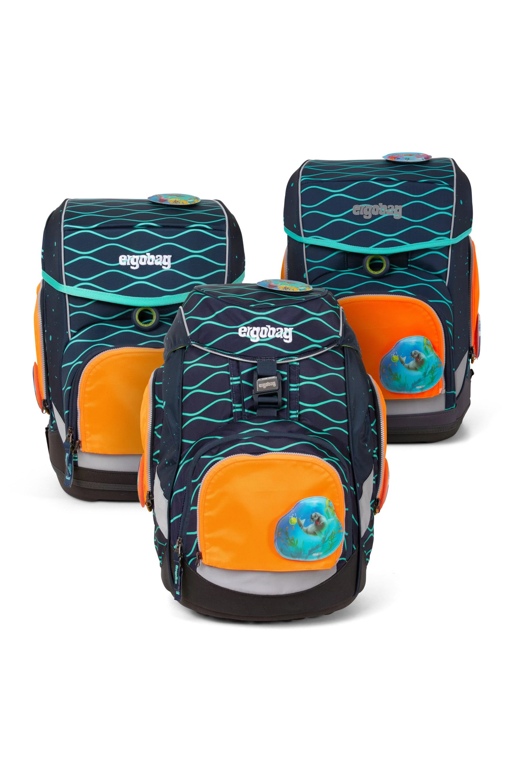 ergobag Ранцы Fluo Zip Set (3-tlg)