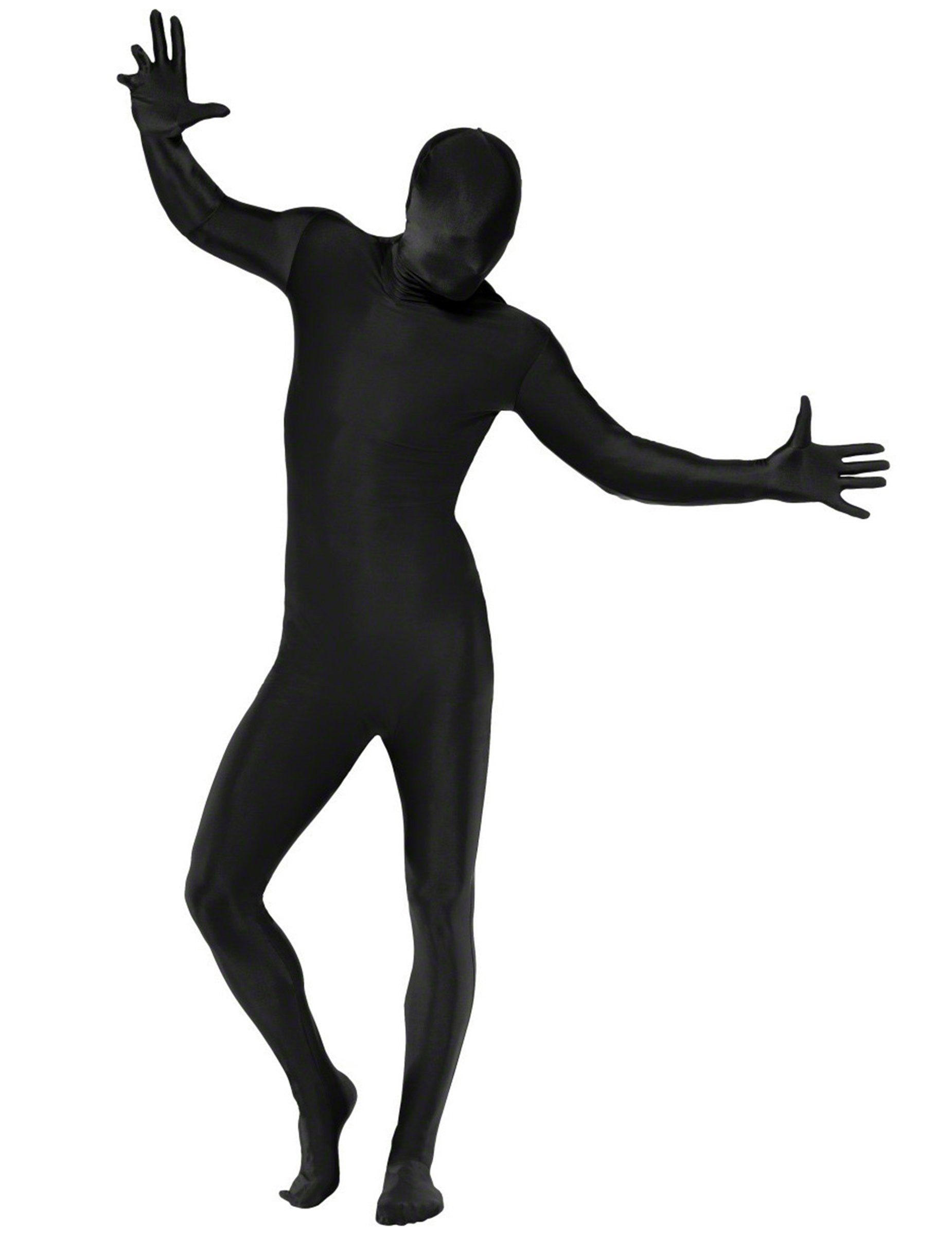 p`tit clown Kostüm Second Skin Suit Ganzkörperanzug schwarz