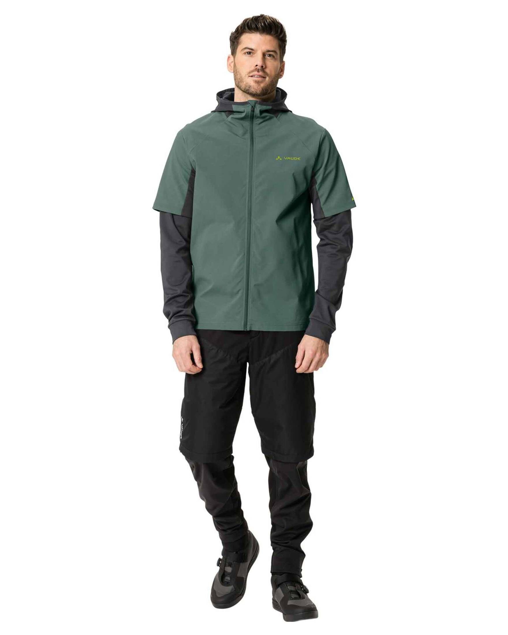 MOAB (408) VAUDE HOODY ALL hellgrün FZ Jacke Herren YEAR ME Fahrradjacke