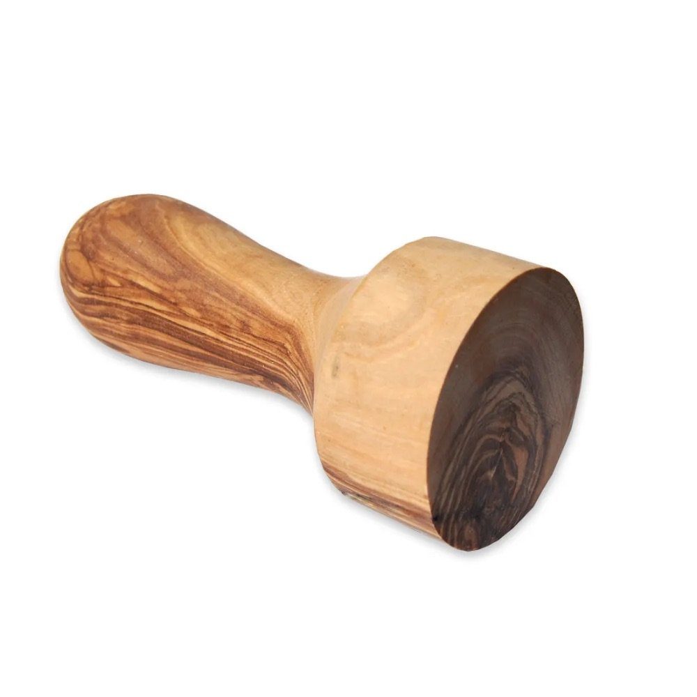 Dipschale Tamper / Kaffeestampfer aus Olivenholz