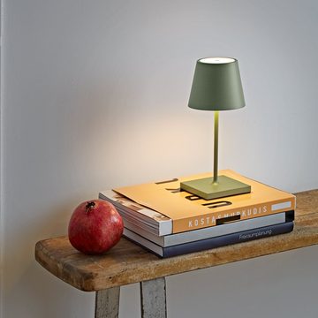 SIGOR LED Tischleuchte Tischleuchte NUINDIE Mini Salbeigrün, Dimmbar, 1 LED Platine, 2700