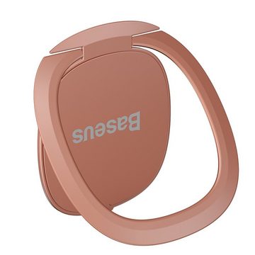 Baseus ultradünner selbstklebender Ringhalter Telefonständer rosa Handy-Halterung