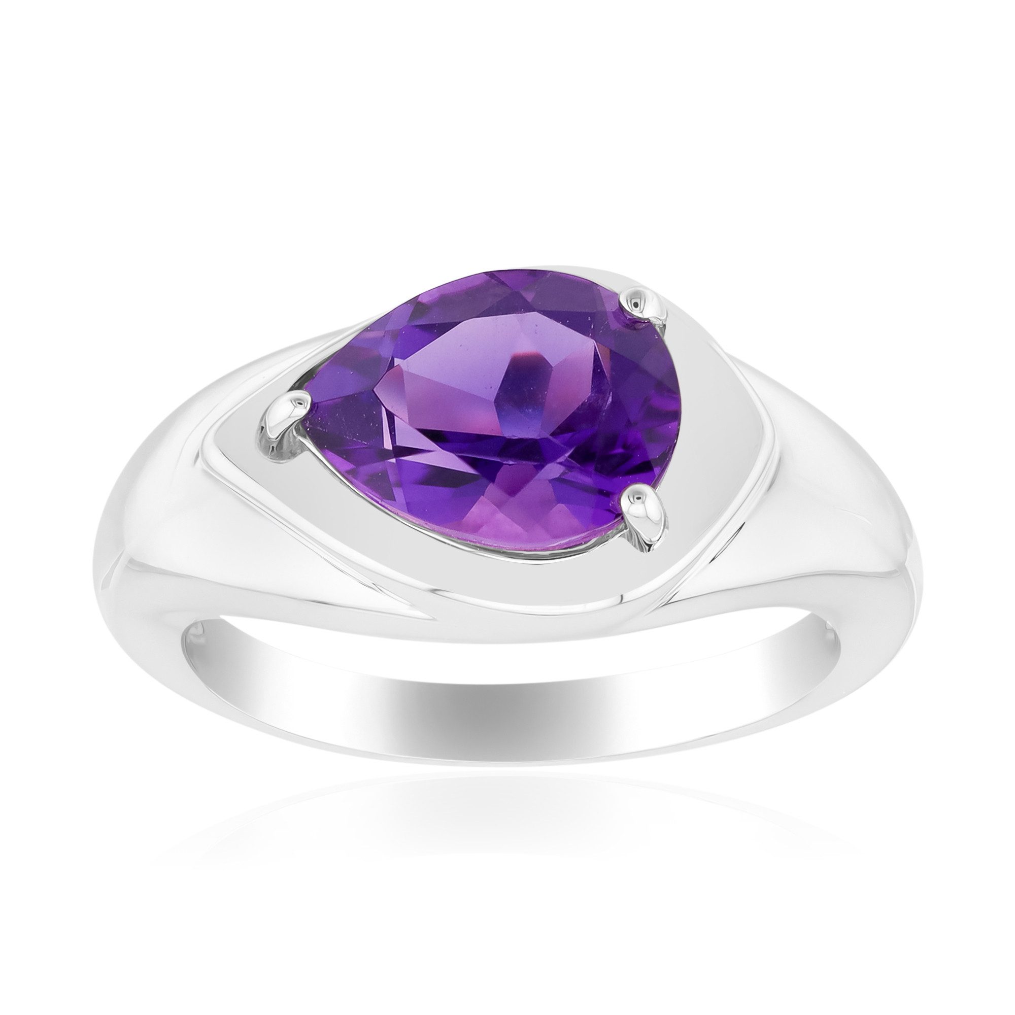 Cavill Solitärring Ring aus Sterlingsilber mit Amethyst aus Uruguay (1-tlg)